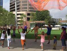Fitness in the Parks Greensboro Downtown Parks FITNESS TUESDAY Fam Jam and Intergenerational Dance Classes 11:00-11:45am Biweekly 1st and 3rd Tuesdays LeBauer Park Partner: Dance Project: The School