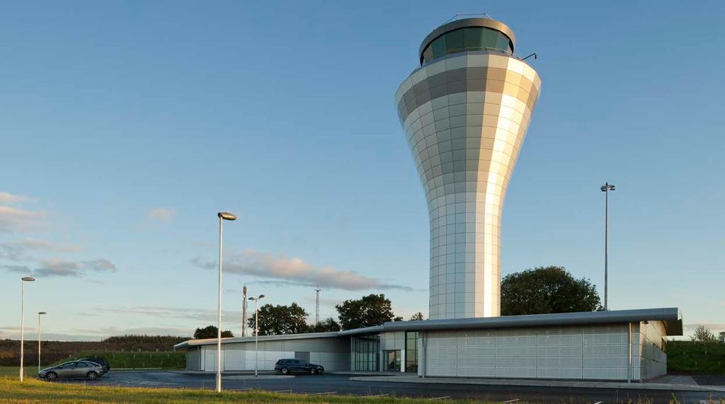 Air Traffic Control Facility Location: Birmingham Value: 8m In this design, the emphasis was on creating a bespoke, iconic form that gave the building its own identity and impact on the skyline