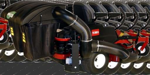 Unlike the direct-flow models typically available for smaller mowers, the Pro 2 has a powered blower that will make short work of the heavy grass and wet leaves that plug up a weaker collection