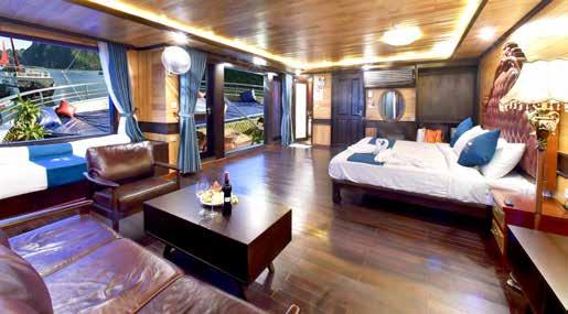 Suite Jacuzzi cabin - Location: 2nd & 3rd floor - Number of cabin: 02 - Cabin size: 60