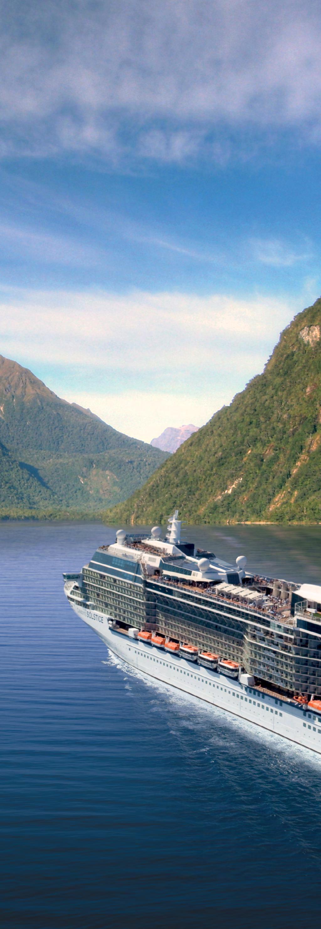 2019-20 AUSTRALIA, NEW ZEALAND AND SOUTH PACIFIC HIGHLIGHTS Discover the wonderful sights, sounds and flavours close to home when Celebrity Solstice returns in 2019-20, visiting more than 30