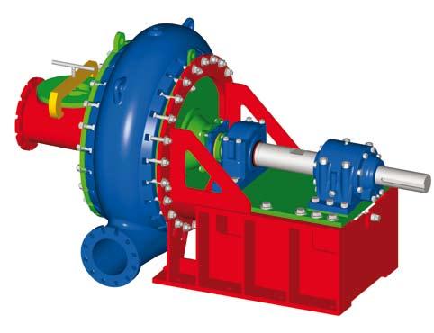 Features and Benefits Thomas Simplicity Dredge Pumps Standard features Optional rotation Right or left hand rotation Optional discharge