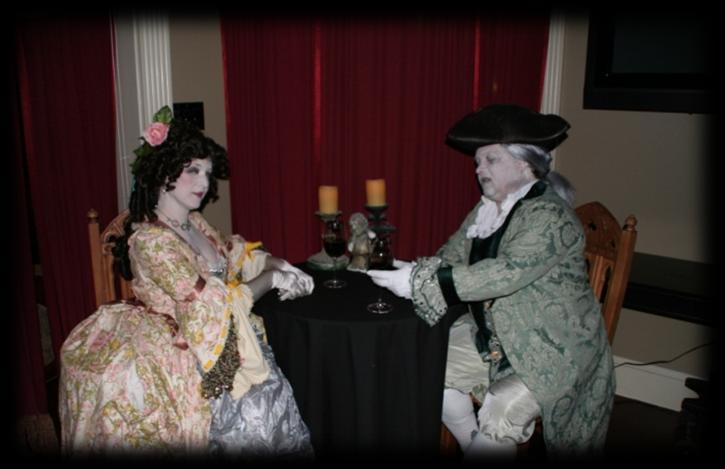 For example, in a Haunted Mansion themed event, vintage ghostly characters can interact and entertain your guests.