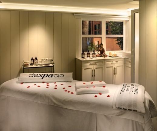 Massages and facial and body treatments.