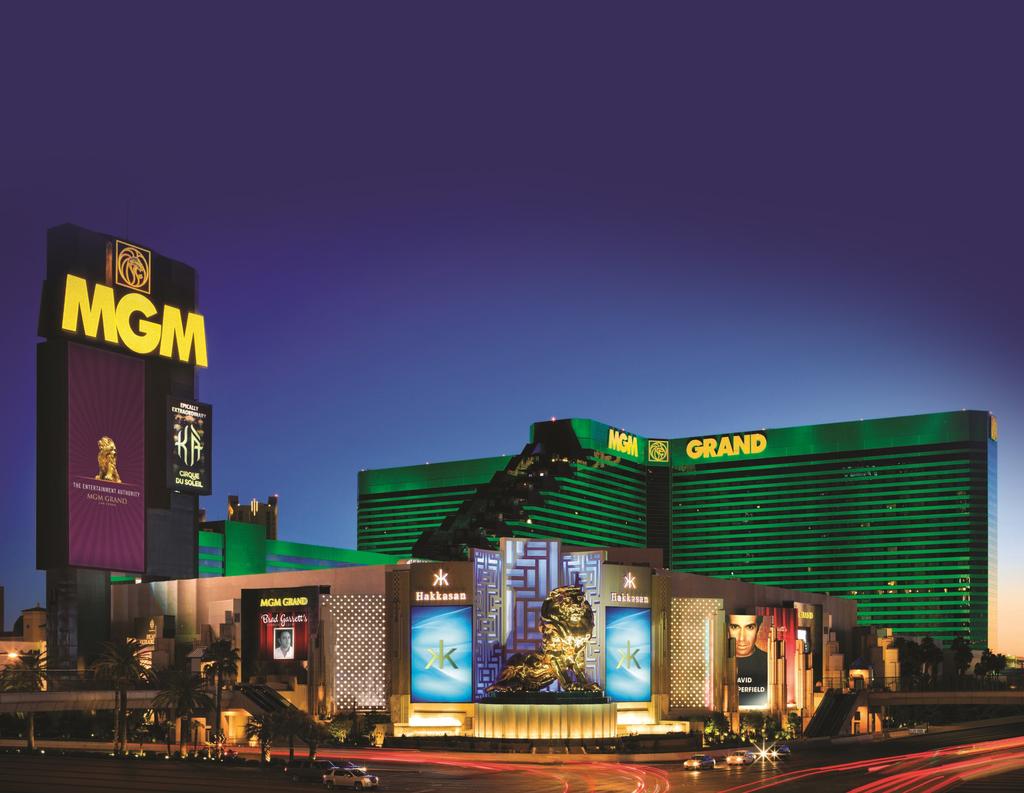 MGM Grand Las Vegas is the Entertainment Authority-renowned for its star studded events, spectacular entertainment, world class dining and