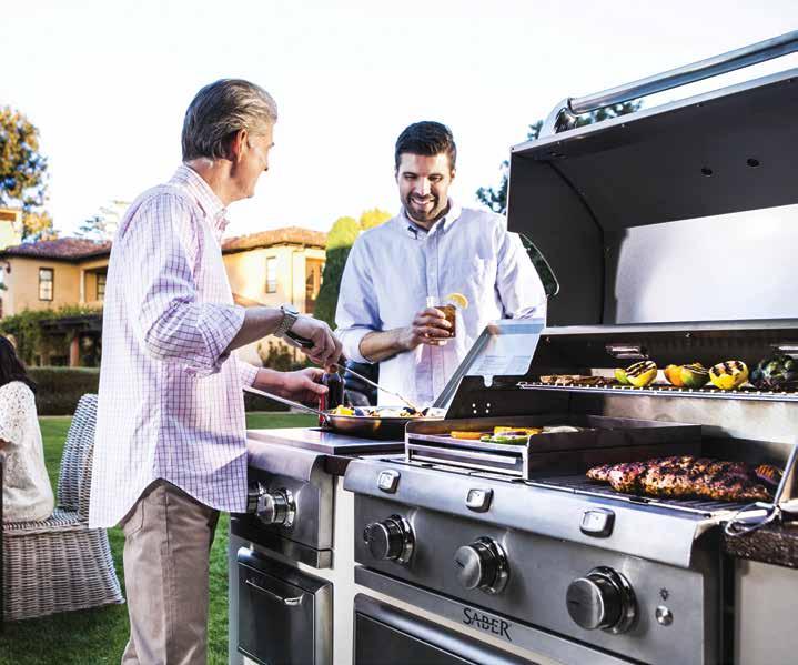 SABER grills are certified to the highest safety and performance standards available, ensuring safety and