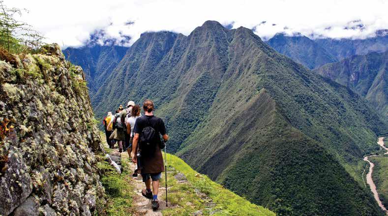 PERU MACHU PICCHU TREKKING Trekking the Inca Trail Shutterstock PERU'S INCA TRAILS Peru s famous trekking routes are possibly the most spectacular in the Americas.