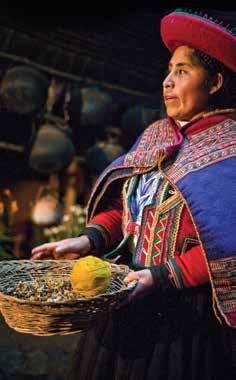 T: 1300 363 302 Belmond Sanctuary Lodge open-air massage Belmond Quechua woman dyeing llama wool Marcus Visic TRAIN OPTIONS You can
