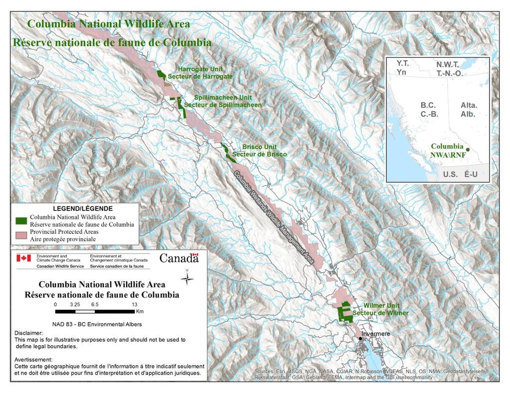 Figure 1: Columbia National Wildlife Area 2