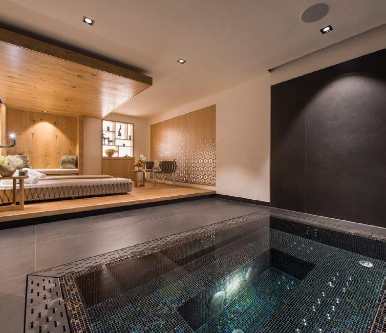 private spa and wellness area.