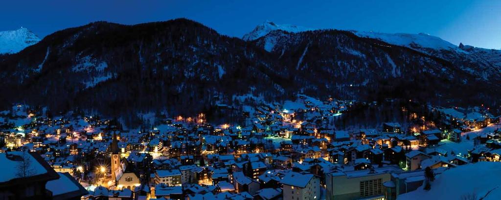Welcome to Zermatt After a picturesque journey via Helicopter or aboard the Matterhorn Glacier Express you will arrive in Zermatt, an idyllic mountain resort 1620m above sea level, which lies at the