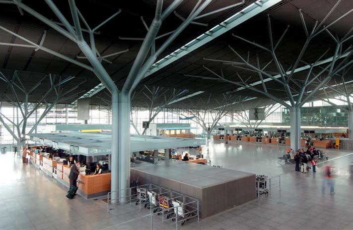 Displacement Systems Stuttgart Airport, Terminal 3 Displacement diffusers are