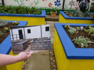 November 2017 4 together with help from have created a sensory garden for residents at a Cephas Care supported living home located at Treetops, Claydon, near Ipswich, Suffolk.
