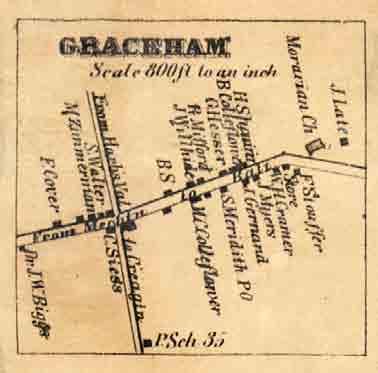 Mechanicstown & Graceham Map