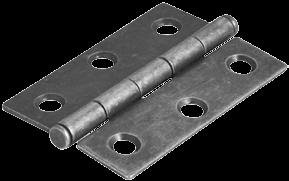 Butt HINGES 33528 2-1/2 x 1-11/16 Swaged Butt Hinge 3/4 2-1/2 ALM B O