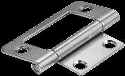 Non-mortise HINGES 9800 2 Fixed Pin Flat Back
