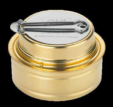 STOVES ALCOHOL BURNER Constructed from brass with a screw top and rubber gasket. Variable temperature control.