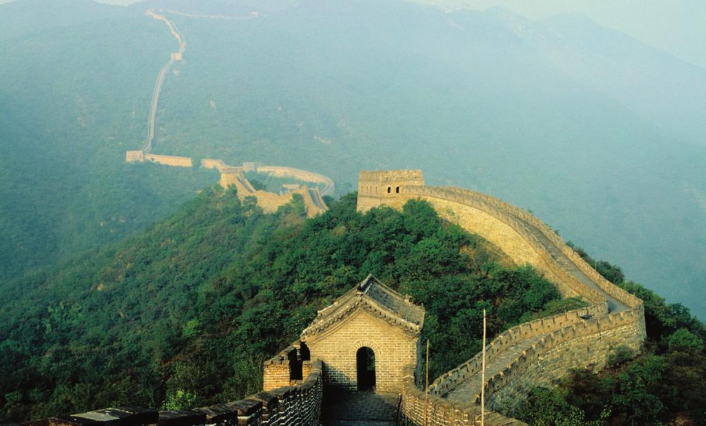 China s Great Wall winds across deserts and grasslands, mountains and plateaus for more than 5,500 miles.