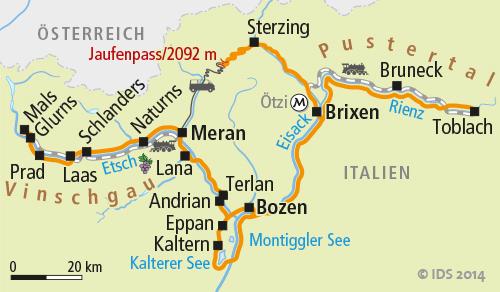 1. day Brixen Arrival Brixen is reached quickly! It has a picturesque old town with arcades and magnificent cathedral. 2.