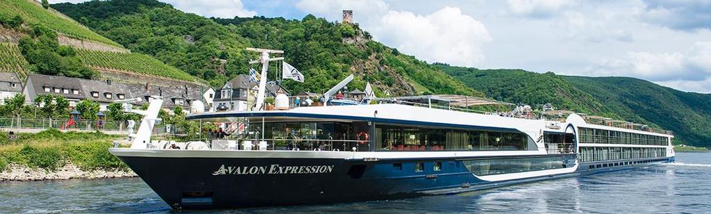 Romantic Rhine Cruise Avalon River Cruises - August 12 th to 19 th, 2018 One of Europe s most legendary rivers awaits you on this exciting journey along the Rhine River, which takes you across