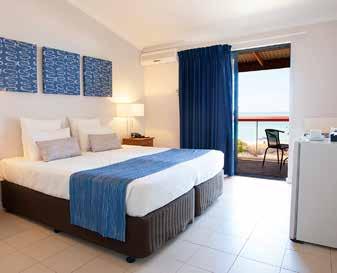 Beach View Room (sleeps up to 2 people) Less than 50m from Dolphin Beach enjoy panoramic views of the beach, and beautiful sunsets.