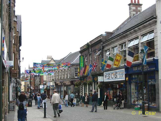 The town is the second largest in the highlands and a busy place.