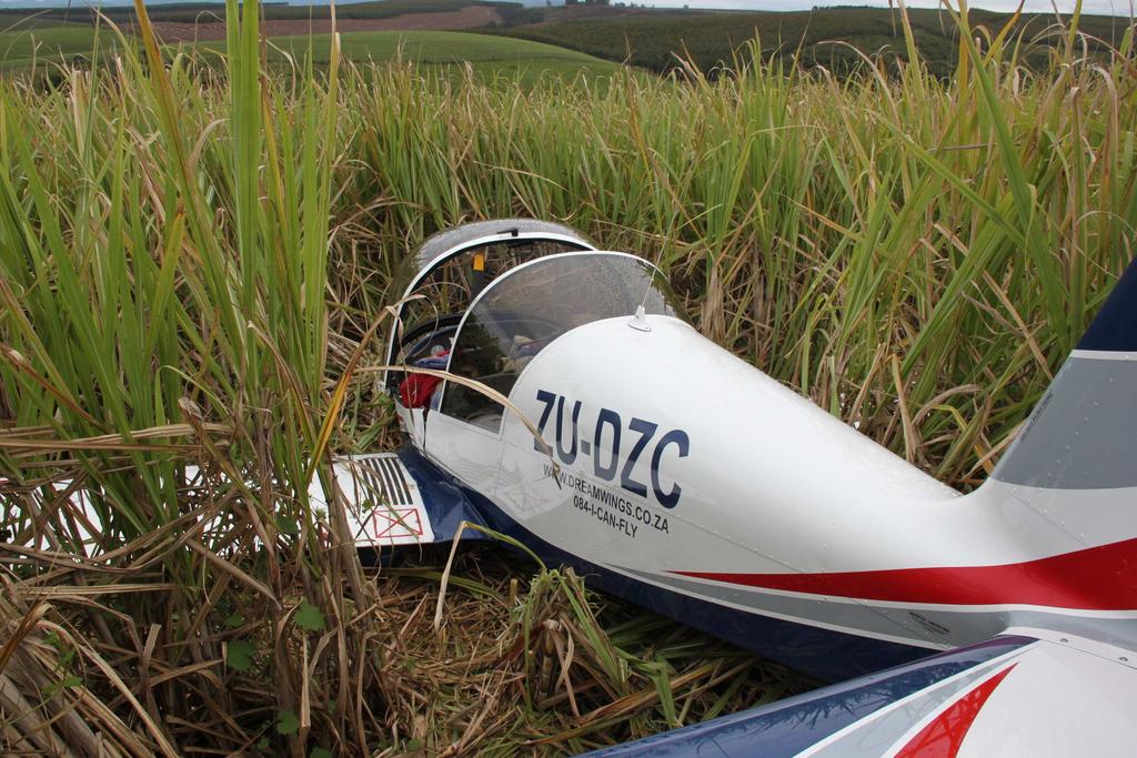 1.1.4 The aircraft was discovered the next morning, on 5 December 2013, around the last point of radar contact. A member of the Pietermaritzburg flying club spotted the missing aircraft.