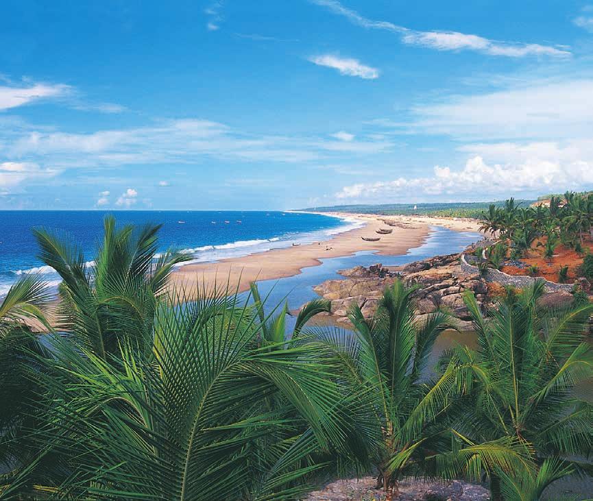 DAY 1: Trivandrum to Beach Stay resort Transfer to your chosen resort.