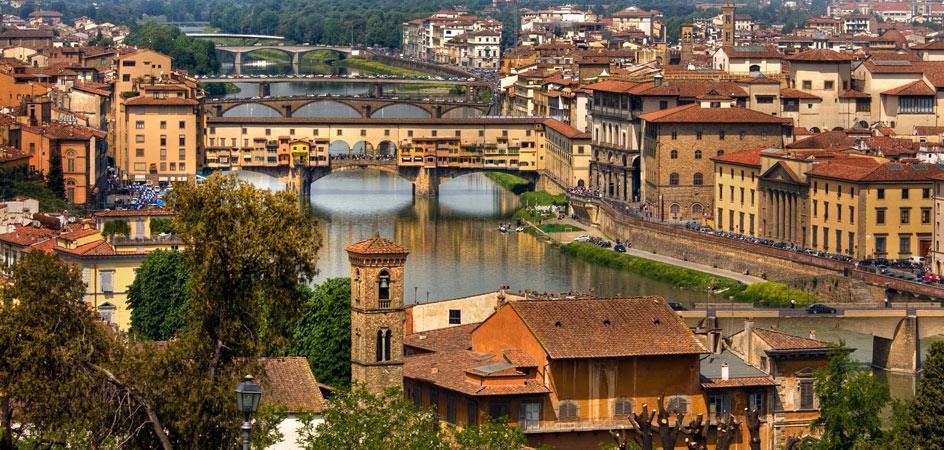 .. or from Florence, hip center of fashion, finance and culture, where Gucci,