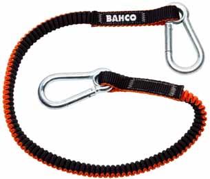 Multiple anti-drop solutions with Bahco lanyards Bahco lanyards are used to attach any tool in order to prevent them from harming personnel, causing damage, or disrupting work.