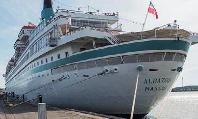 Cruise liner m/s Albatros, 15 June. Cruise liner m/s World, 17 June.
