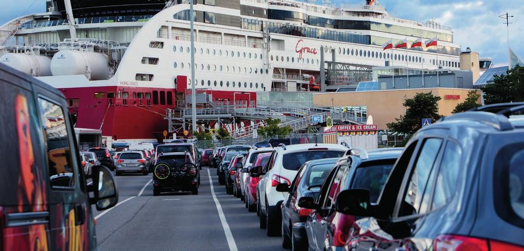 Passenger volume at regular level The Port of Turku is the leading Finnish port for passenger traffic between Finland and Sweden.
