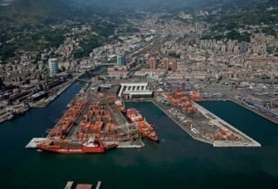 1996 2001 2004 The Messina family is back to Genoa as terminal operator at Nino Ronco dock, Derna wharf and the areas behind them.