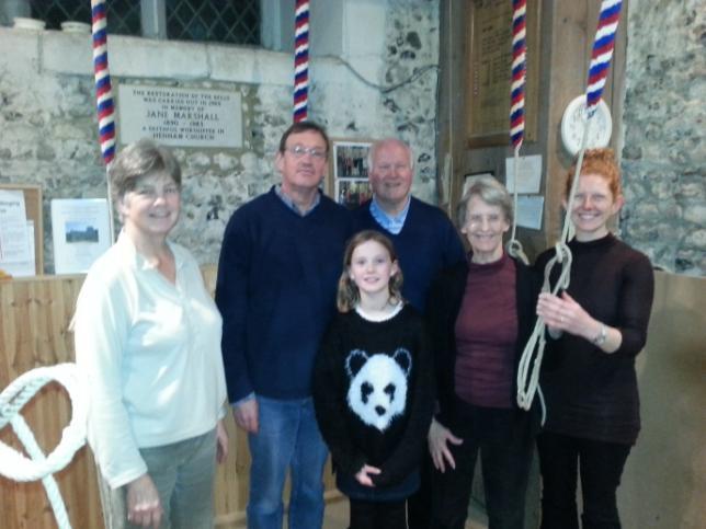 Bishop s Stortford District Newsletter Page 2 r LETTER memory of Shane Saunders Ella May - Bell Challenge interview By Charles Jordan ( Much Hadham Tower captain) Ella and the quarter peal band The