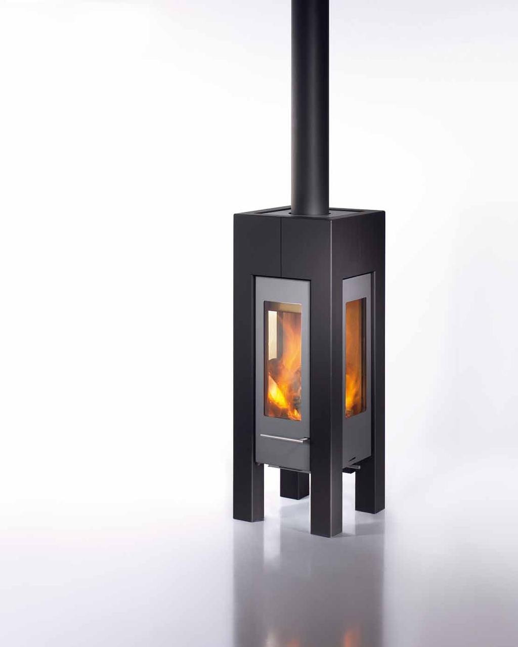 Modena With its streamlined form and balanced proportions the Modena fire glows from three sides. The best view of the flames is from any direction.