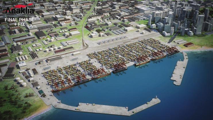 ANAKLIA DEEP SEA PORT AND FREE INDUSTRIAL ZONE Private Proposal The Anaklia project envisages the development of a Free Industrial Zone (FIZ) adjacent to the port.