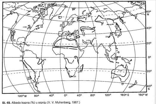 razlike između ljeta i zime; slično i u tropima na sjevernoj hemisferi - najveće