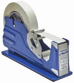 Autoclave Tape Dispenser Easy loading core with heavy duty steel construction and a non-skid base. Serrated cutting blade cuts tape fast and cleanly.