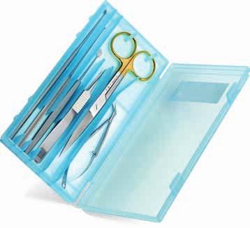 INSTRUMENT CARE Instrument Case This plastic case is compact, safe, secure, and slotted for placement of individual
