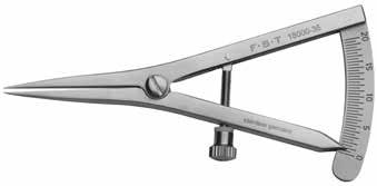 Castroviejo Surgical Caliper Used for precise measurement during surgery. CALIPERS 75% of actual size 21 cm No.