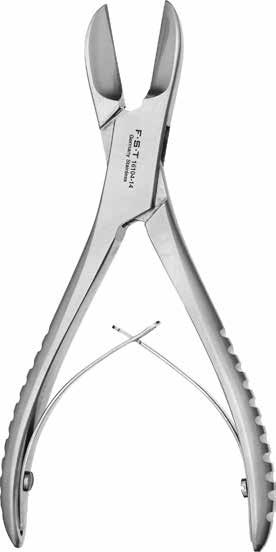 CUTTERS Cleveland Cutter Liston Gross anatomy bone cutter. Cutting edge: 14 mm 15 cm No. 16106-14 Cutting edge: 20 mm 14 cm No.