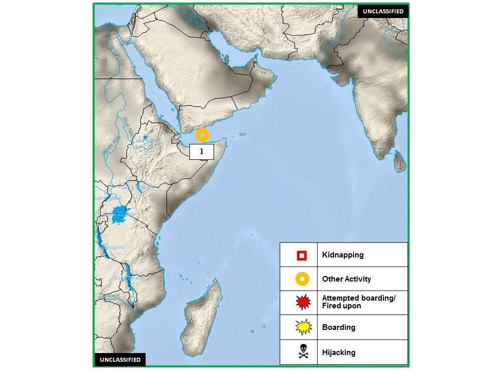 H. (U) INDIAN OCEAN - EAST AFRICA - RED SEA: Figure 5. Indian Ocean East Africa Red Sea Piracy and Maritime Crime 1.