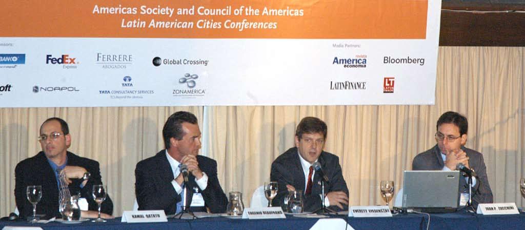 Uruguay in the Global Economy Top L to R: Kamal Qatato, Sabre Global Services S.A.
