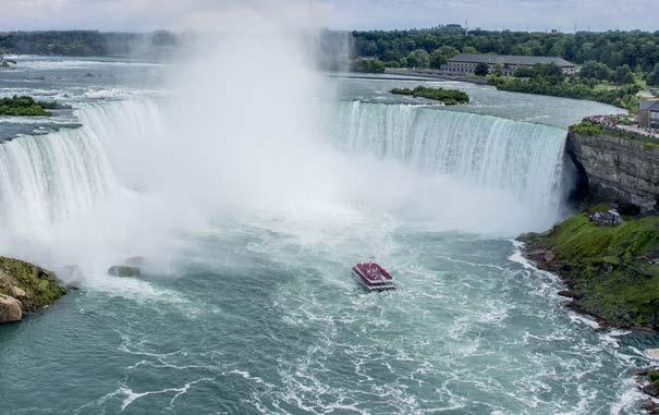 HORNBLOWER NIAGARA S NIAGARA FALLS SCHEDULE * VOYAGE TO THE FALLS FALLS ILLUMINATION FALLS FIREWORKS NIAGARA FALLS BOAT TOURS Hornblower offers the only boat tour experiences in Niagara Falls, Canada.
