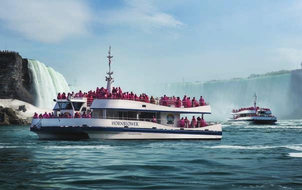 HORNBLOWER NIAGARA S NIAGARA FALLS SCHEDULE * VOYAGE TO THE FALLS FALLS ILLUMINATION FALLS FIREWORKS NIAGARA FALLS BOAT TOURS Hornblower offers the only boat tour experience in Niagara Falls, Canada.