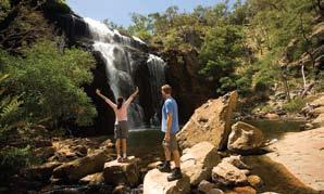A reasonable level of fitness is required to complete walks in the Grampians Grampians National Park Aboriginal Culture HALLS GAP Picnic Lunch BOroka Lookout Mackenzie Falls OR SILVERBAND FALLS Jaws