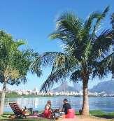 surrounded by its lush gardens and offers a wonderful panoramic view over the city of Rio as well during
