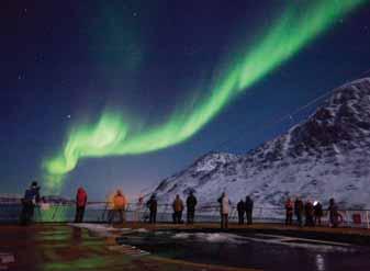fjords, enjoy the relaxed ambience of life on board and take the opportunity to meet your fellow astronomers.