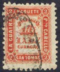 JESERUN ISSUES CURAÇAO 1869. Lithographed by Waterlow & Sons, London, and issued by J.A. Jeserun & Zoon, Curaçao (hence the initials below the ship).
