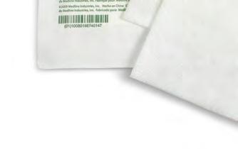 Highly absorbent surgical grade cotton is ideal for wound cleansing, application